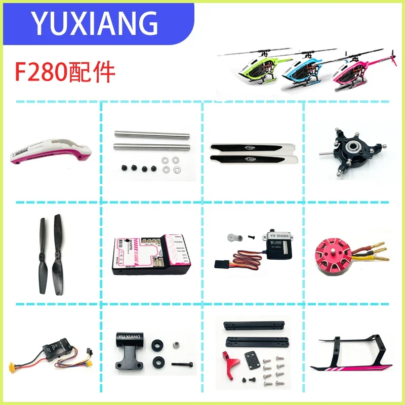 Rc Helicopter Coaxial - YUXIANG F280 6CH 3D RC вертолет