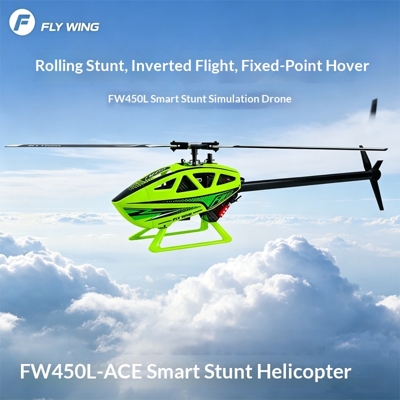 Rc Helicopter Single Rotor - Радиоуправляемый вертолет Fly Wing FW450L GPS,
