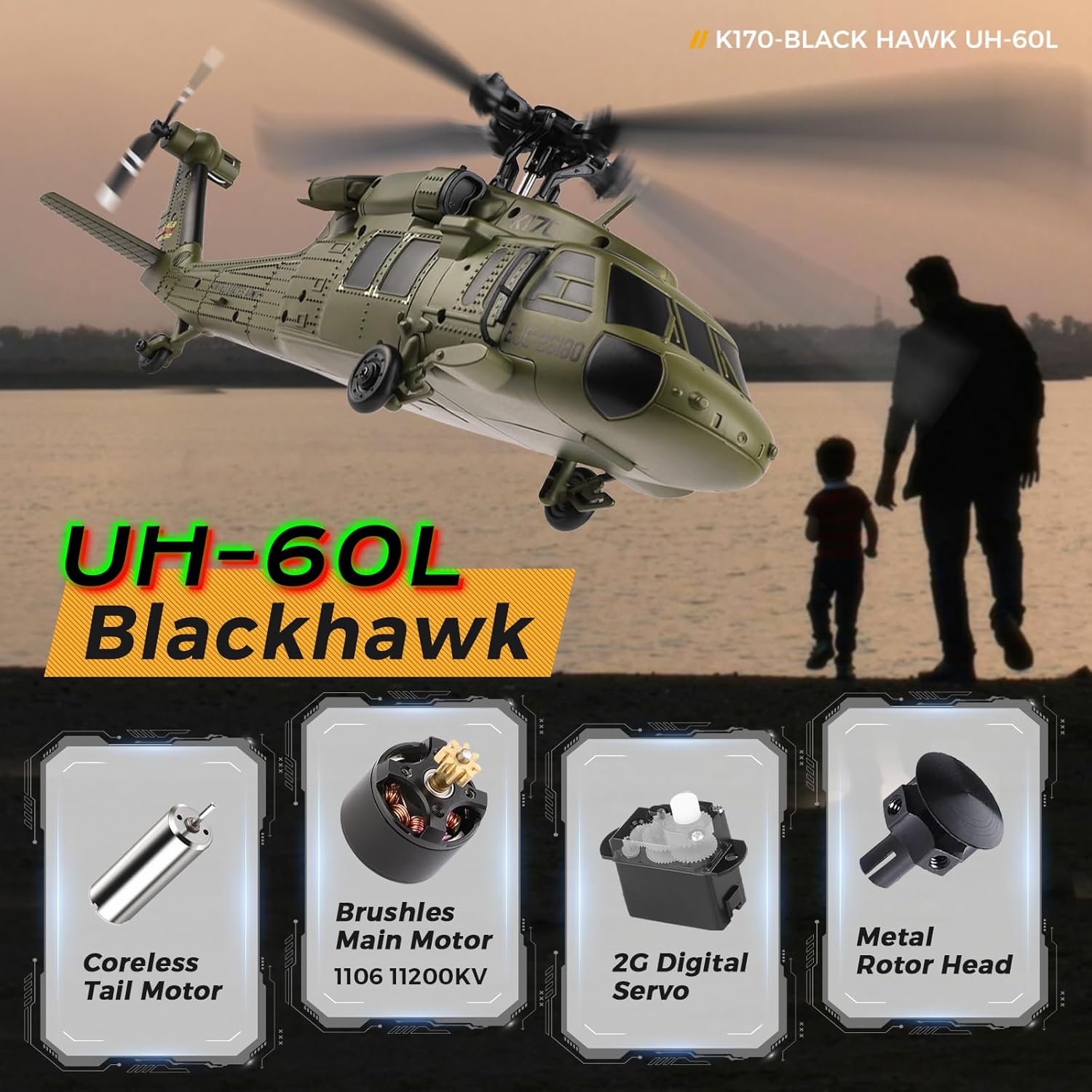 WLtoys K170 Бесщеточный 4-кана – обзор и цена Rc Helicopter Gyro