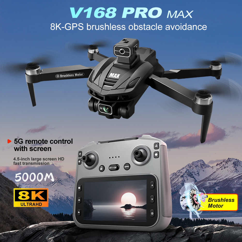V168 PRO Max GPS Дрон 8K Профе – обзор и цена Rc Helicopter Charger