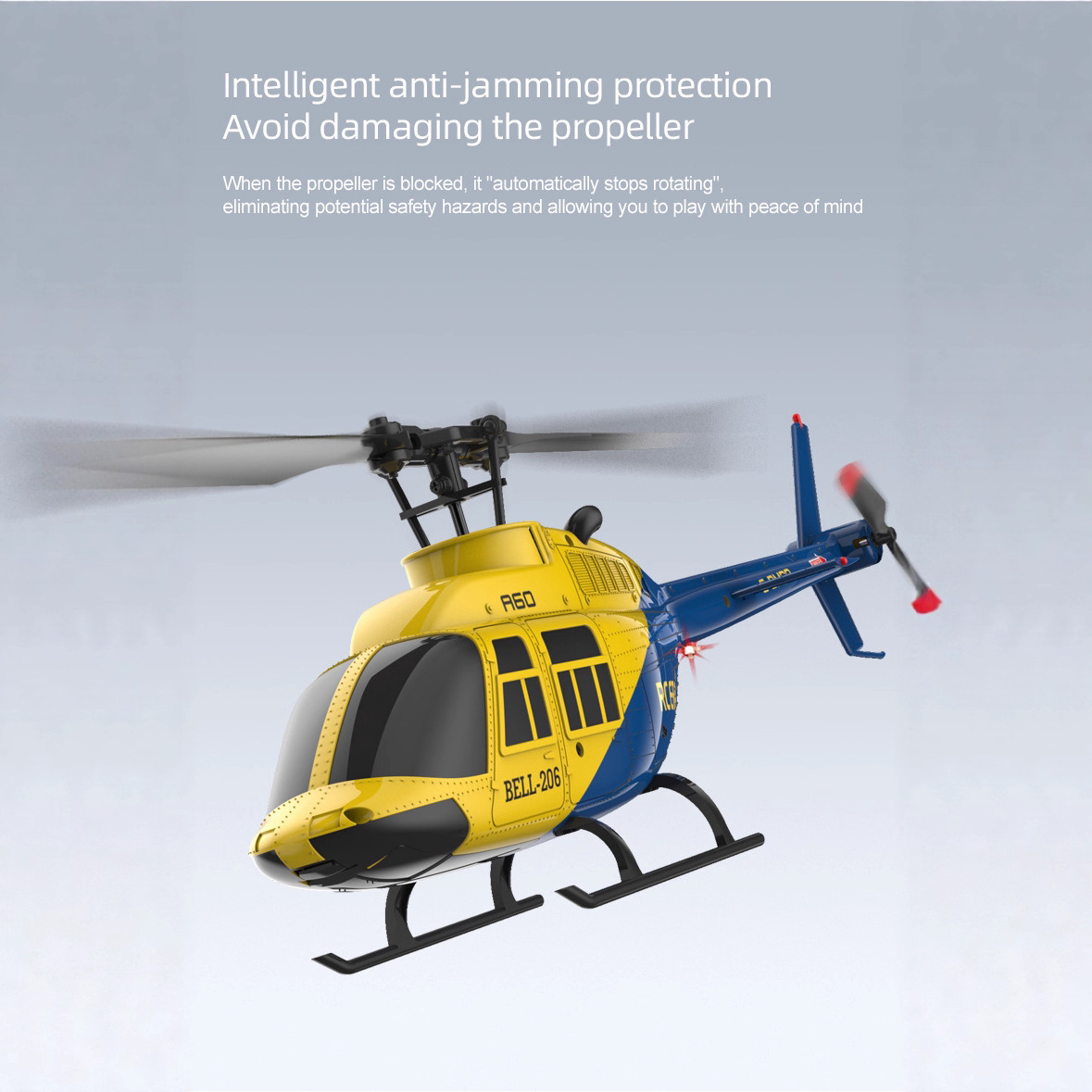 Радиоуправляемый вертолет A60  – обзор и цена Rc Helicopter Single Rotor