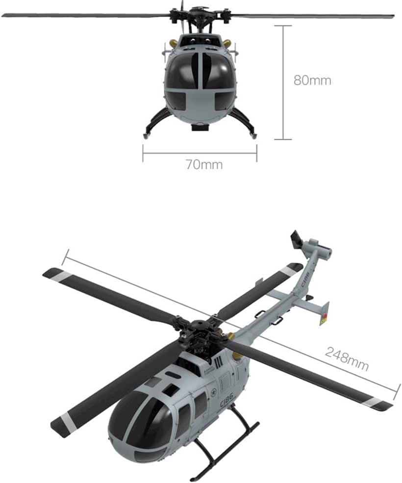 Радиоуправляемый вертолет C186 – обзор и цена Rc Helicopter Single Rotor