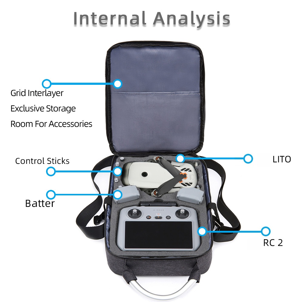 Защитная сумка для DJI Lito X1 – обзор и цена Rc Helicopter Bag